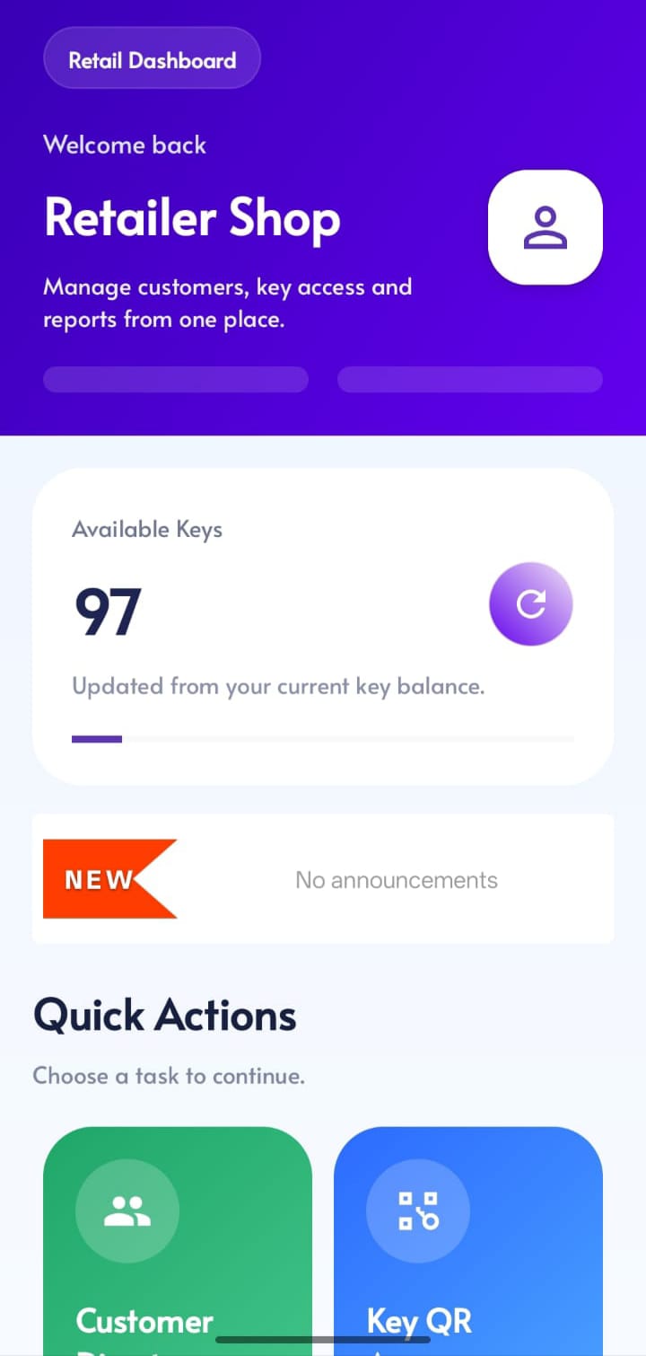 Retailer Dashboard